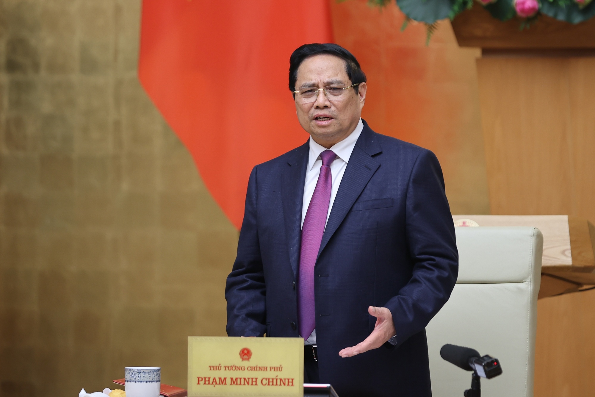 Thủ tướng chủ trì cuộc họp lần thứ 26 của Ban Chỉ đạo Quốc gia chống khai thác hải sản bất hợp pháp, không báo cáo và không theo quy định (IUU) - Ảnh: VGP/Nhật Bắc