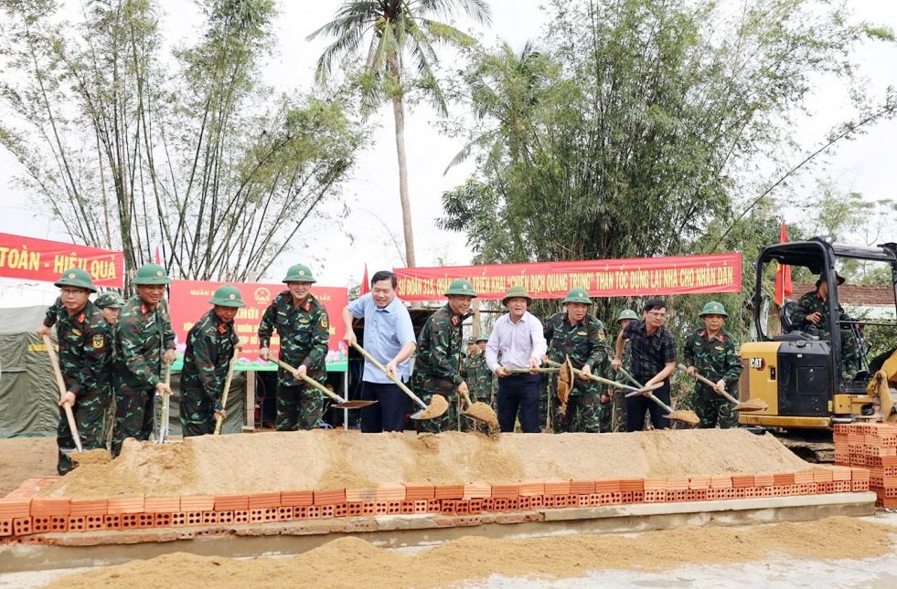Chiến dịch “Quang Trung” không chỉ là dựng lại những mái nhà