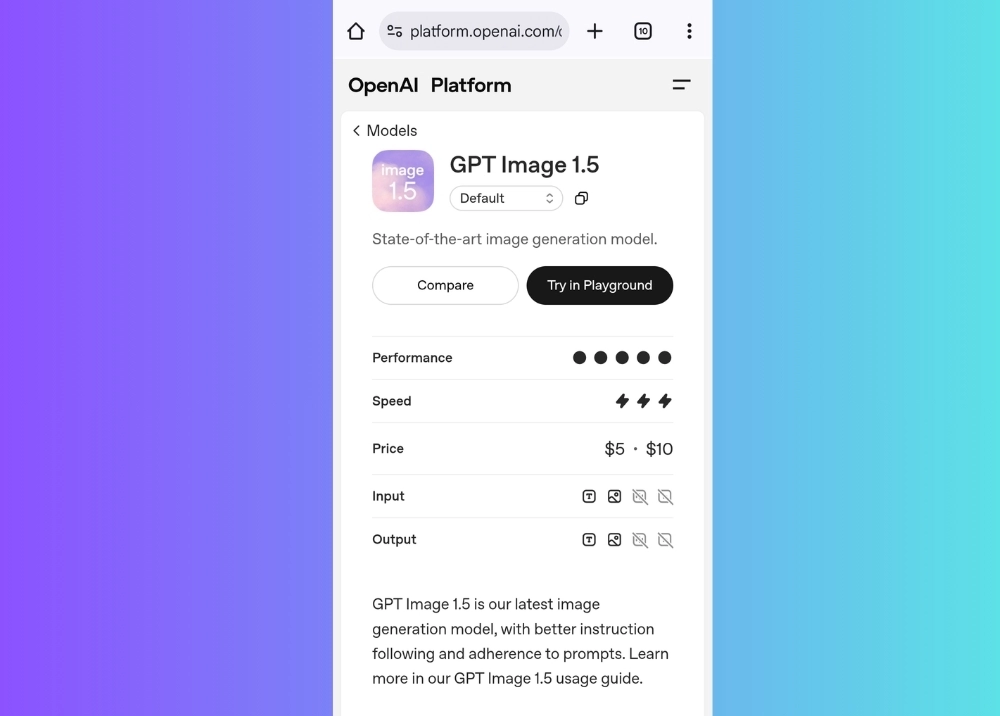 OpenAI ra mắt GPT-Image 1.5 để cạnh tranh với Nano Banana Pro
