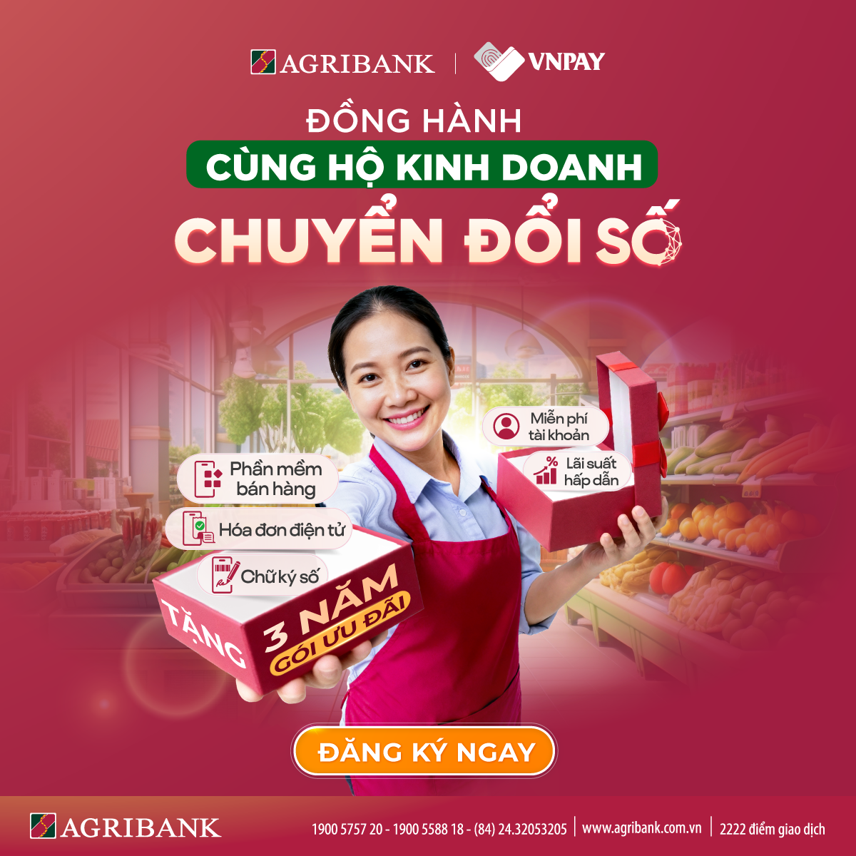 Agribank hỗ trợ hộ kinh doanh chuyển đổi số, nâng cao hiệu quả hoạt động