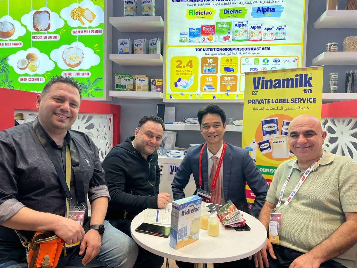 Vinamilk tại Hội chợ Gulfood 2025 - Ảnh: Vi Nam Vinamilk tại Hội chợ Gulfood 2025 - Ảnh: Vi Nam