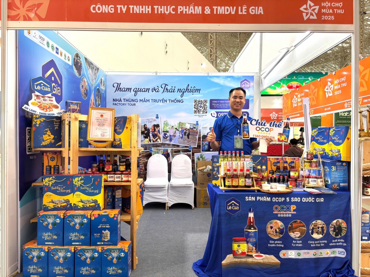 Các sản phẩm OCOP Lê Gia tham gia nhiều chương trình giới thiệu sản phẩm