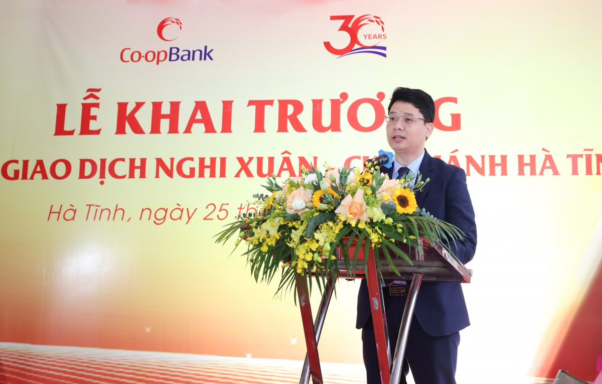 Co-opBank chi nhánh Hà Tĩnh khai trương Phòng giao dịch Nghi Xuân