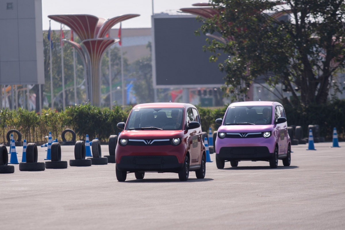 Sự nhỏ gọn, bắt mắt của Minio Green thu hút khách tham gia trải nghiệm lái