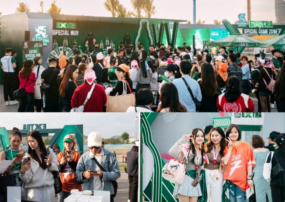 Các bạn trẻ hào hứng check-in tại Đêm Hội trải nghiệm Extra Special Night Hạ Long của Thương hiệu Bia Saigon Special Các bạn trẻ hào hứng check-in tại Đêm Hội trải nghiệm Extra Special Night Hạ Long của Thương hiệu Bia Saigon Special