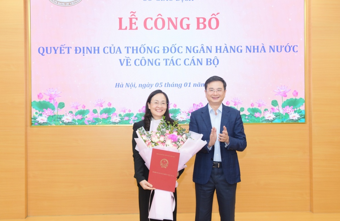 Bổ nhiệm Phó Giám đốc Sở Giao dịch Ngân hàng Nhà nước