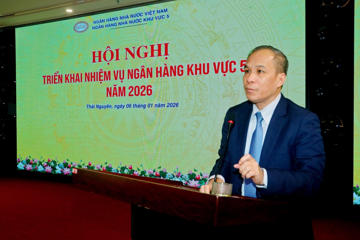 NHNN khu vực 5 tổ chức Hội nghị tổng kết công tác năm 2025, triển khai nhiệm vụ năm 2026