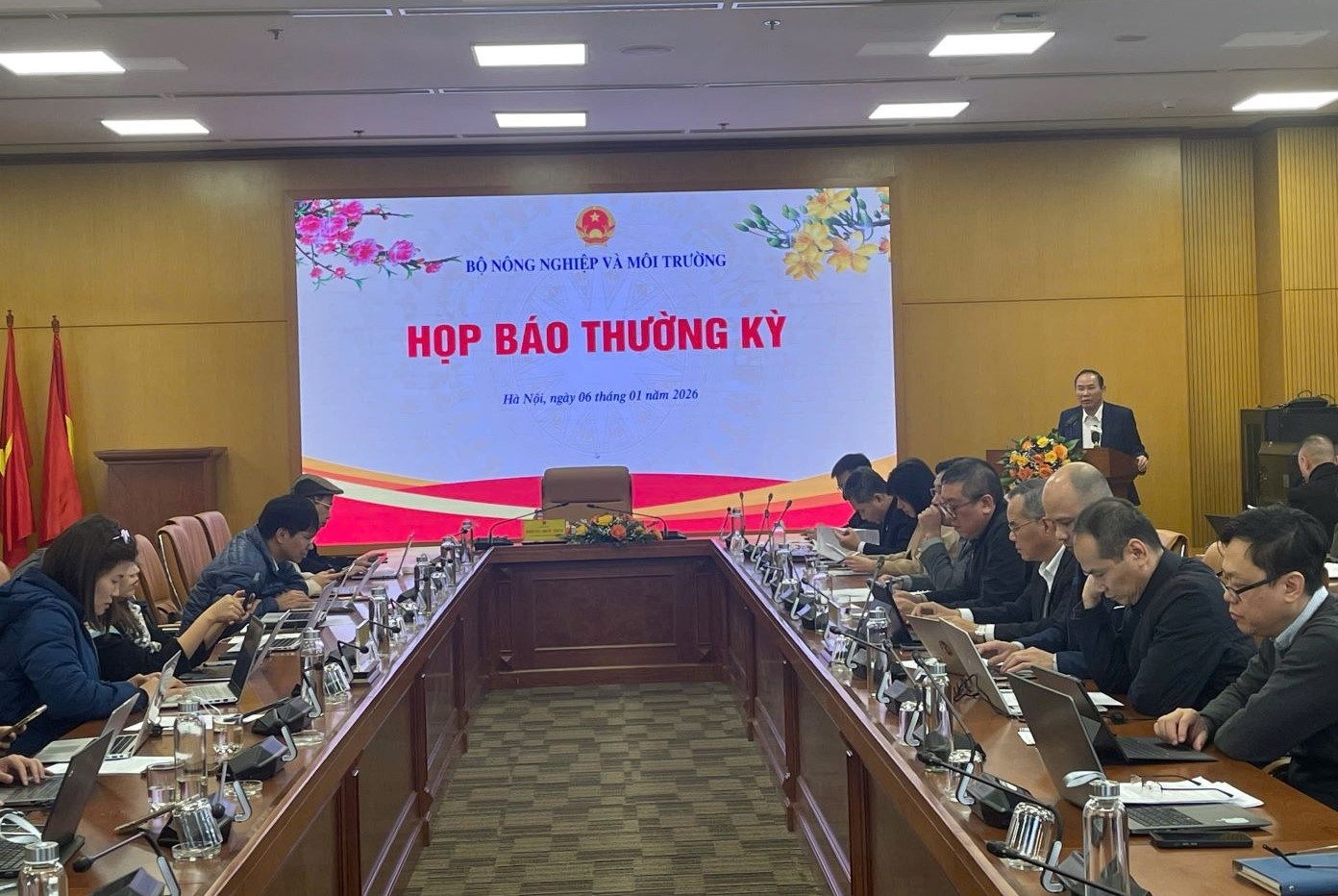 Quang cảnh họp báo