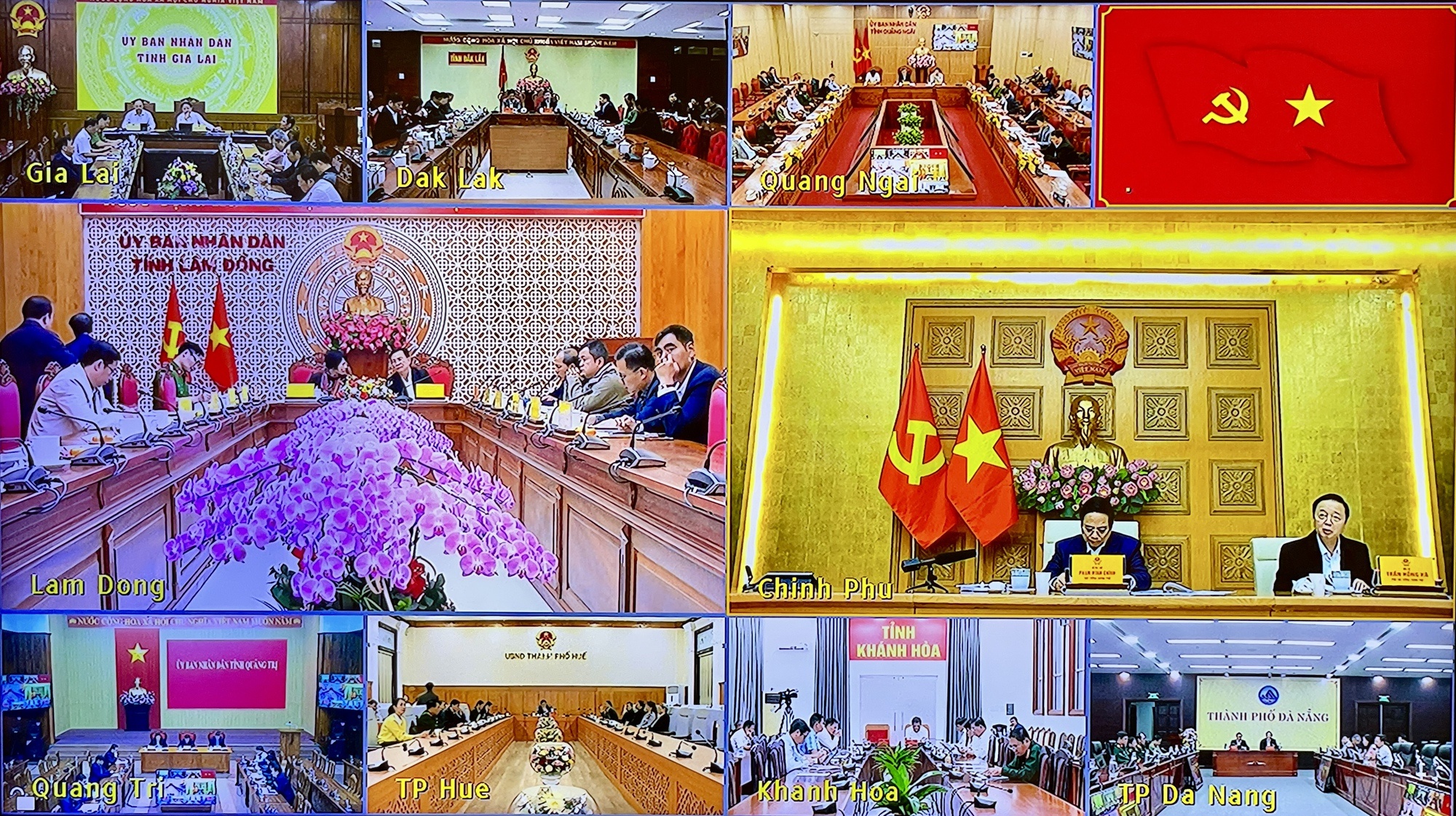 Các địa phương tham dự Hội nghị - Ảnh: VGP/Nhật Bắc