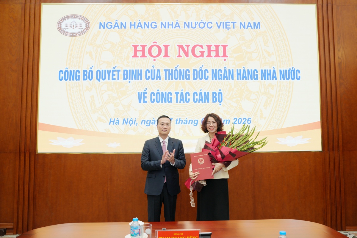 Bổ nhiệm Cục trưởng Cục Quản lý, giám sát tổ chức tín dụng