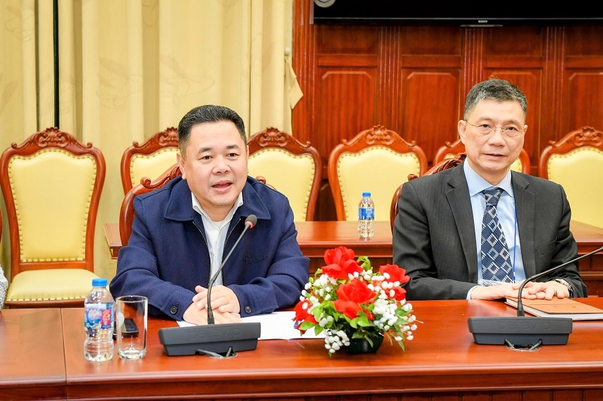 Phó Thống đốc Nguyễn Ngọc Cảnh phát biểu tại buổi tiếp Phó Thống đốc Nguyễn Ngọc Cảnh phát biểu tại buổi tiếp