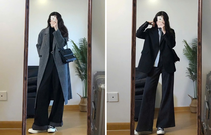 Quần ống suông – lựa chọn linh hoạt cho trang phục mùa đông