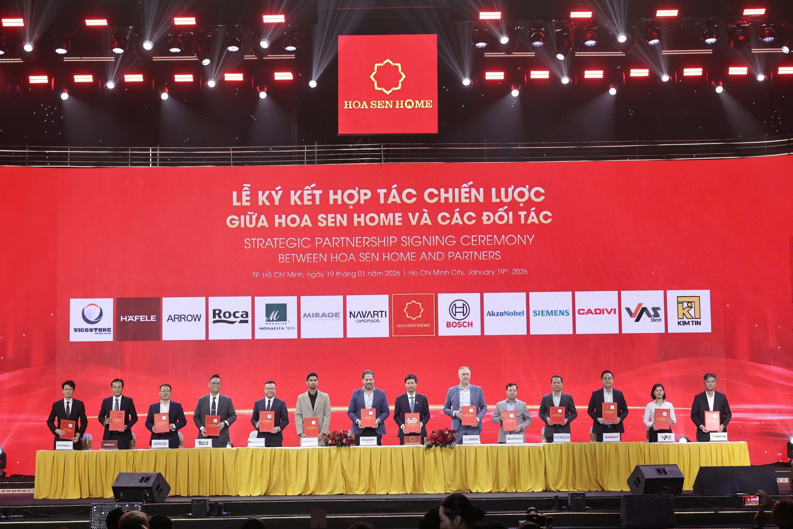 Hoa Sen Home ký kết thoả thuận hợp tác chiến lược