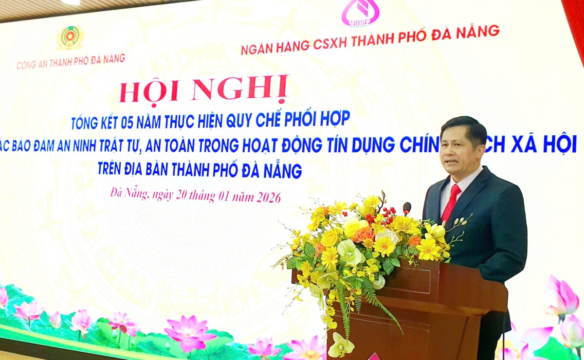 Đà Nẵng: Tổng kết 5 năm phối hợp bảo đảm an ninh, an toàn hoạt động tín dụng chính sách
