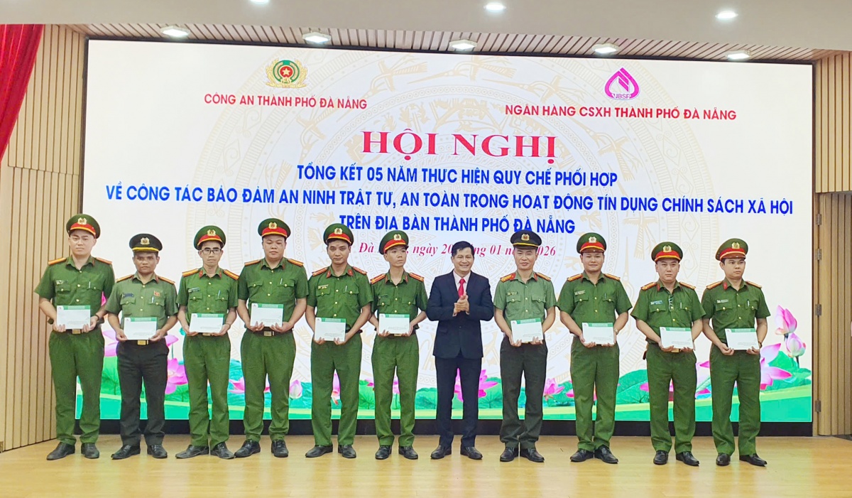 Đà Nẵng: Tổng kết 5 năm phối hợp bảo đảm an ninh, an toàn hoạt động tín dụng chính sách