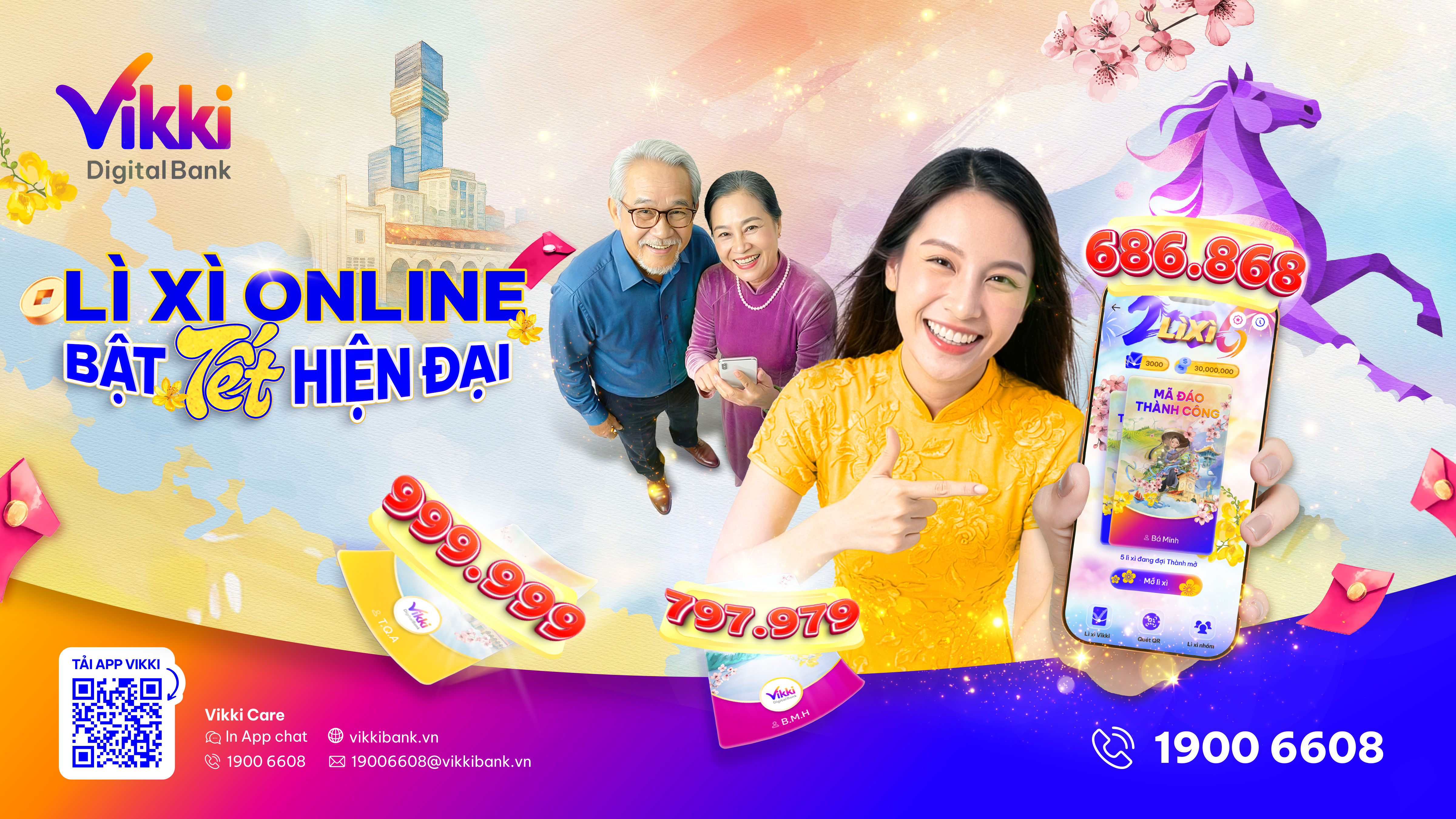 Gửi tiết kiệm 1,1 tỷ đồng, khách hàng Vikki trúng 10 lượng vàng – Mùa ...
