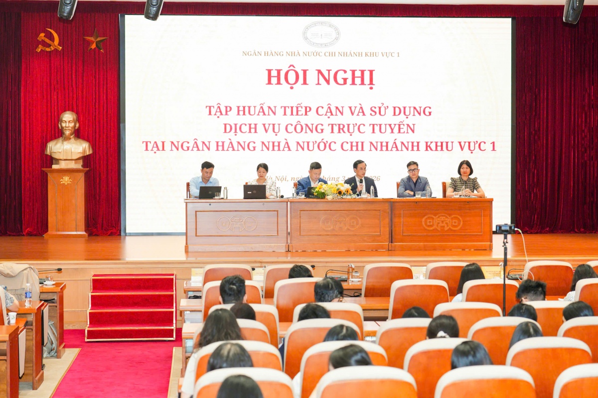 Ngân hàng Nhà nước Khu vực 1 tập huấn dịch vụ công trực tuyến, nâng cao hiệu quả cải cách hành chính