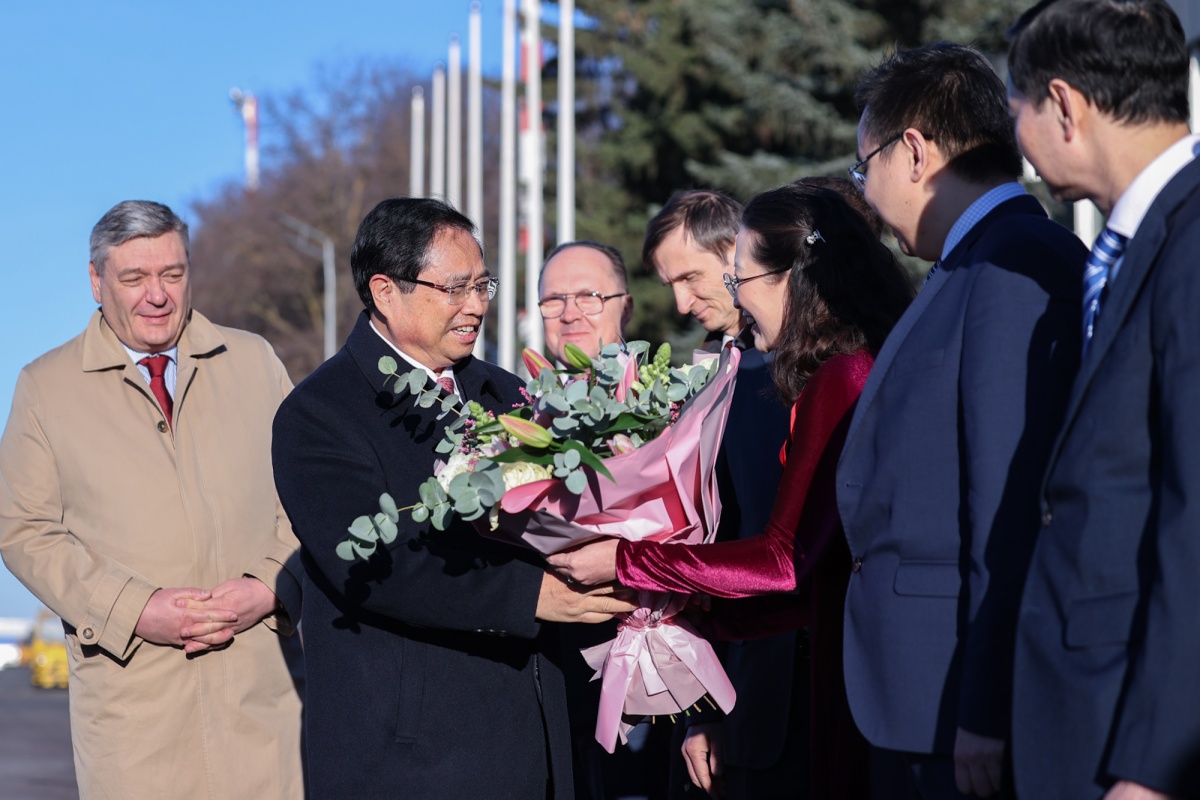 Thủ tướng Phạm Minh Chính tới Thủ đô Moscow, bắt đầu thăm chính thức Liên bang Nga - ảnh 6 Hình ảnh: Thủ tướng Phạm Minh Chính tới Thủ đô Moscow, bắt đầu thăm chính thức Liên bang Nga số 6