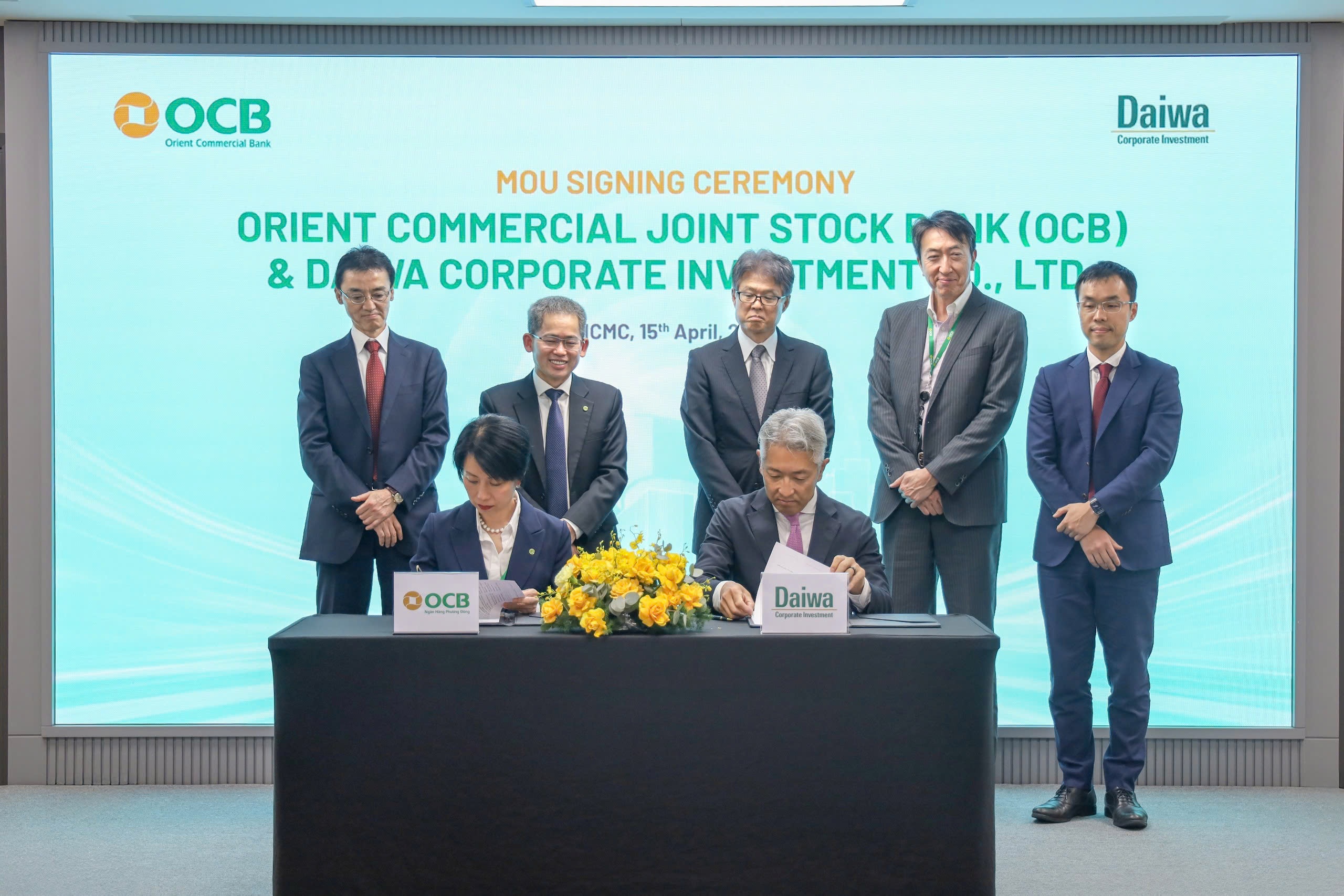 OCB và Daiwa Corporate Investment ký kết hợp tác chiến lược