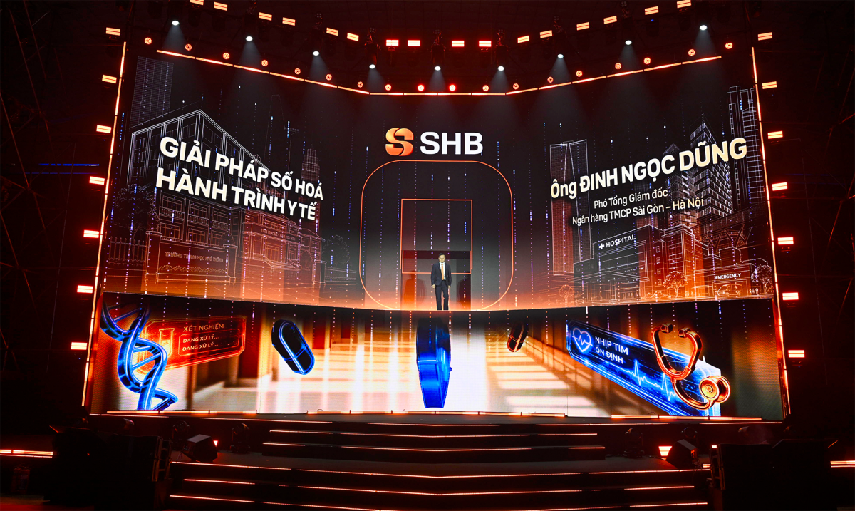 SHB giới thiệu giải pháp tài chính số SAHA Shop tại sự kiện Chuyển đổi số ngành Ngân hàng 2026