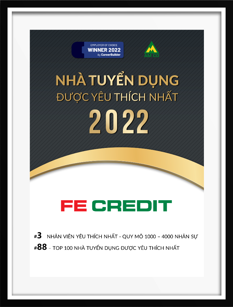 fe credit lot vao top 100 nha tuyen dung duoc yeu thich 2022