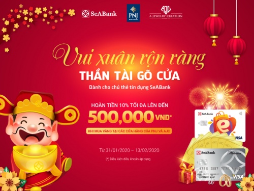 Chủ thẻ tín dụng SeABank mua vàng được hoàn tiền tối đa 500 nghìn đồng chu the ti n du ng seabank mua vang duoc hoan tien toi da 500 nghin dong