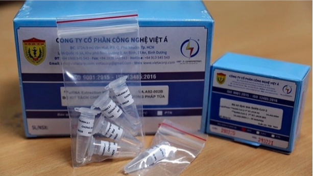 Việt Á nhập kit test từ Trung Quốc khoảng 21.000 đồng viet a nhap kit test tu trung quoc khoang 21000 dong