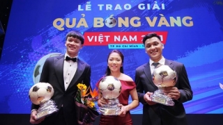 Hoàng Đức, Huỳnh Như, Hồ Văn Ý giành Quả bóng vàng 2021