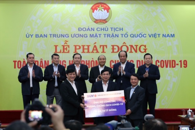 bidv ung ho 10 ty dong phong chong dich covid 19