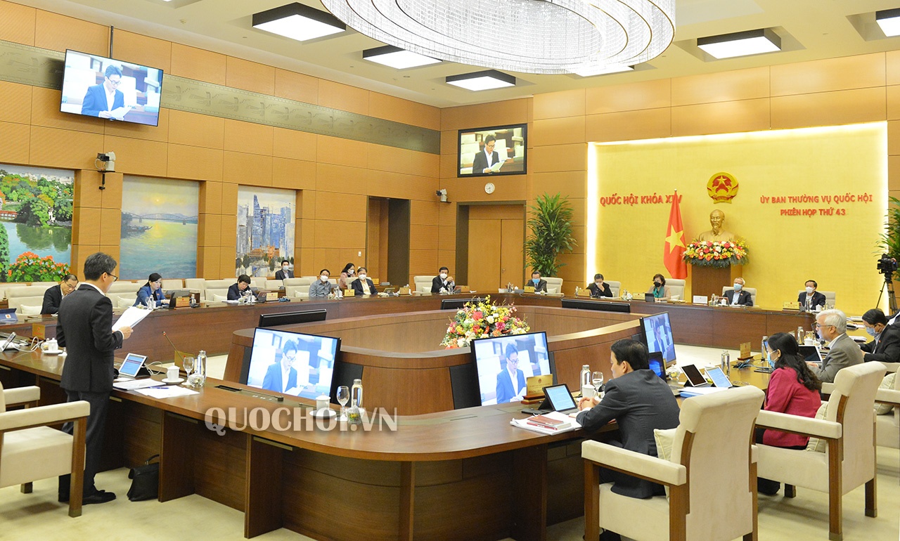 Ủy ban Thường vụ Quốc hội cho ý kiến về 7 dự án Luật và quyết định nhiều nội dung quan trọng uy ban thuong vu quoc hoi cho y kien ve 7 du an luat va quyet dinh nhieu noi dung quan trong