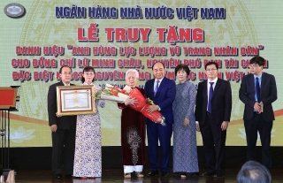 Lễ truy tặng Danh hiệu Anh hùng Lực lượng vũ trang Nhân dân cho đồng chí Lữ Minh Châu