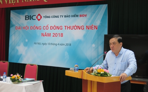 Năm 2018: BIC đặt mục tiêu đạt 2.040 tỷ đồng doanh thu phí bảo hiểm
