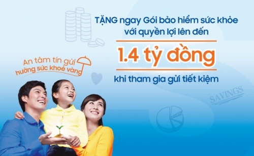 Gửi tiết kiệm, nhận gói bảo hiểm tại Sacombank