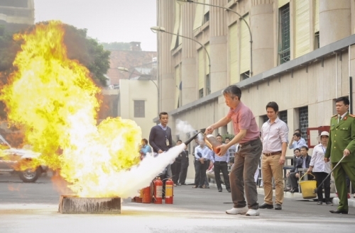 Ngân hàng Nhà nước tăng cường công tác phòng cháy, chữa cháy