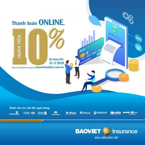 Thanh toán online, nhận ngay ưu đãi Thanh toán online, nhận ngay ưu đãi