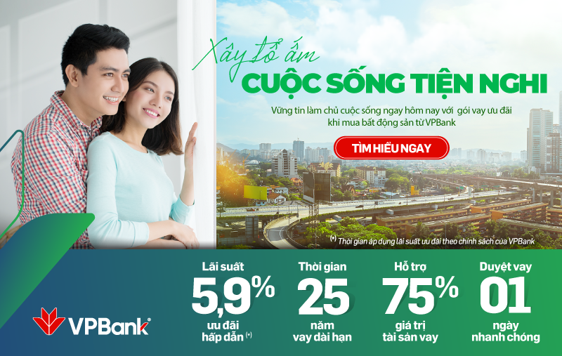 vpbank cho vay mua nha voi lai suat uu dai chi tu 59nam