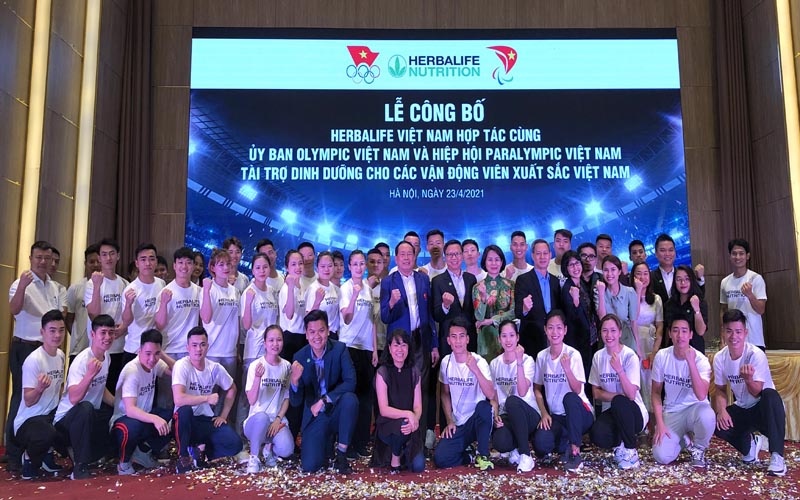 Herbalife Việt Nam công bố tài trợ sản phẩm dinh dưỡng cho các vận động viên xuất sắc Việt Nam