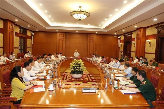 Tổng Bí thư chủ trì họp Thường trực Ban Chỉ đạo Trung ương về phòng chống tham nhũng, tiêu cực tong bi thu chu tri hop thuong truc ban chi dao trung uong ve phong chong tham nhung tieu cuc