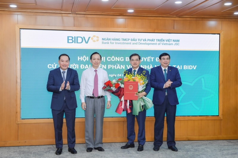 Công bố quyết định giao đại diện phần vốn Nhà nước tại BIDV