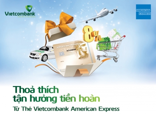 Thẻ tín dụng Amex được hoàn đến 8% tiền giao dịch Thẻ tín dụng Amex được hoàn đến 8% tiền giao dịch