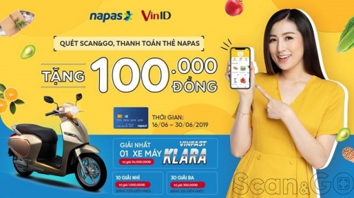 Thanh toán thẻ Napas tại Vinmart có cơ hội trúng xe máy điện Thanh toán thẻ Napas tại Vinmart có cơ hội trúng xe máy điện