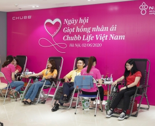 Ngày hội giọt hồng nhân ái Chubb Life Việt Nam