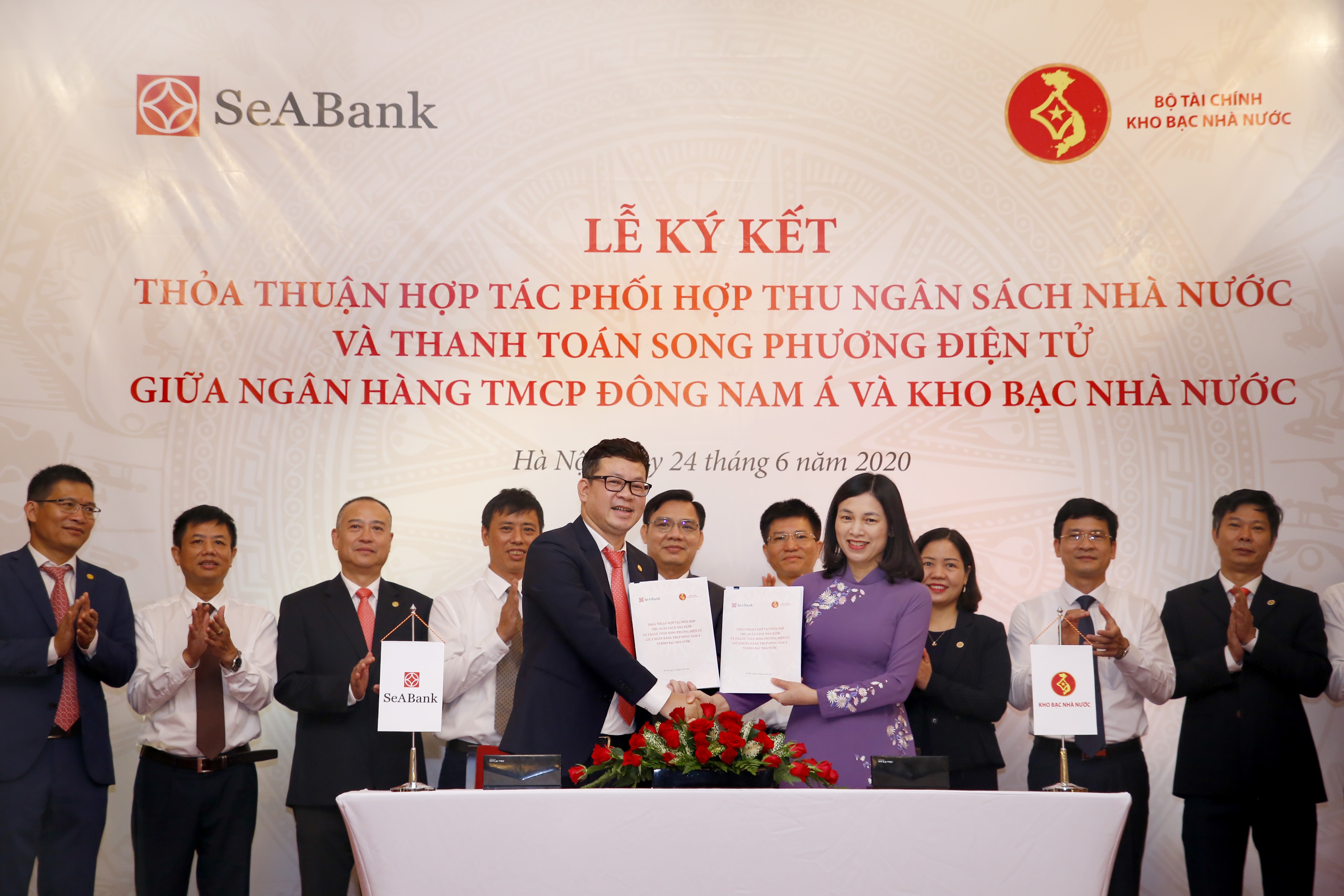SeABank và Kho bạc Nhà nước phối hợp thu NSNN và thanh toán song phương điện tử SeABank và Kho bạc Nhà nước phối hợp thu NSNN và thanh toán song phương điện tử