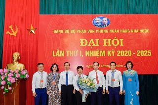 Đại hội Đảng bộ Văn phòng NHNN lần thứ I, nhiệm kỳ 2020-2025 thành công tốt đẹp