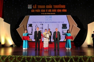 Nu Skin Việt Nam lần thứ 4 nhận giải thưởng “Sản phẩm vàng vì sức khỏe cộng đồng”
