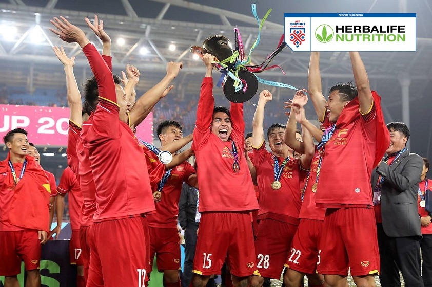 herbalife viet nam tro thanh nha tai tro dong hanh cua aff suzuki cup 2020