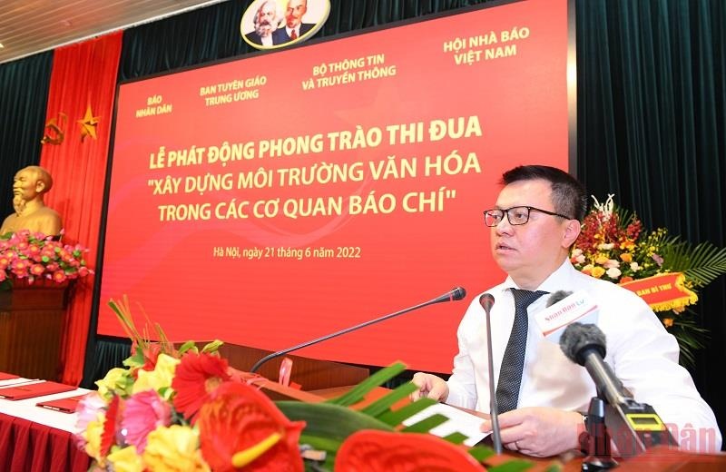 phat dong phong trao thi dua xay dung moi truong van hoa trong cac co quan bao chi