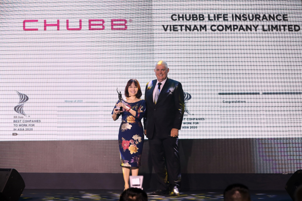 Chubb Life Việt Nam được vinh danh là một trong những “Nơi làm việc tốt nhất châu Á năm 2020”