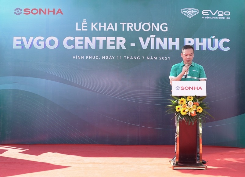 tap doan son ha khai truong trung tam xe may dien evgo dau tien tai vinh phuc