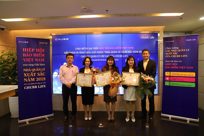 Chubb Life Việt Nam được vinh danh top 5 công ty bảo hiểm nhân thọ uy tín năm 2022